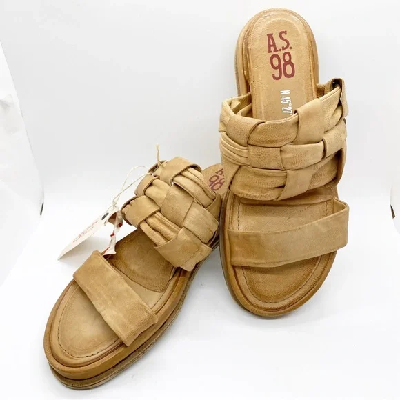 NEW A.S. 98 Purt Boho Sandals 100% Leather SOLD OUT in size 38 - Picture 5 of 10